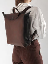 Longchamp Le pliage xtra Rugzak Bruin-vue-porte