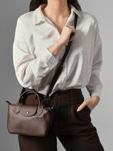 Longchamp Le pliage xtra Sac port� main Marron-vue-porte