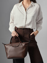 Longchamp Le pliage xtra Sac port� main Marron-vue-porte
