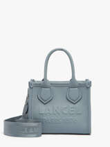 Sac Bandouli�re Mini Jour Cuir Lancel Bleu jour A14078