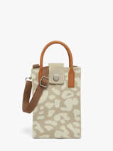 Cross Body Tas Phonebag Miniprix Beige phonebag P202