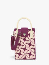 Sac Bandouli�re Phonebag Polyester Miniprix Violet phonebag P203