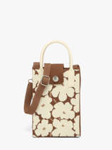 Cross Body Tas Phonebag Miniprix Bruin phonebag P203
