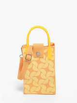Cross Body Tas Phonebag Miniprix Geel phonebag P203