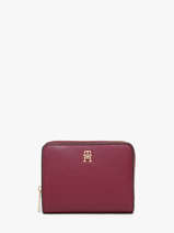 Portefeuille Tommy hilfiger Rood th icon AW18758
