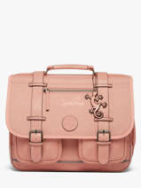 Cartable 2 Compartiments Cameleon Rose vintage color CA38