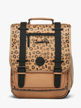 Rugzak 2 Compartimenten Cameleon Bruin vintage north 28349-22