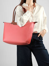Longchamp Le pliage original Besace Rose-vue-porte