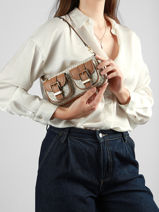 Mini Baguette Tas Zoey Michael kors Grijs zoey S5GZCU1B-vue-porte