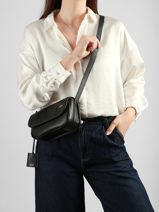 Cross Body Tas S Victoire Leder Lancel Violet victoire A13991-vue-porte