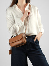 Sac � Rabat Victoire S Cuir Lancel Marron victoire A13991-vue-porte