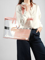 Schoudertas Anna Lacoste Roze anna NF5326AS-vue-porte