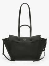 Sac Port� �paule Grained Miniprix Noir grained R2029