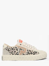 Sneakers Uit Leder Palladium Beige women 99628904