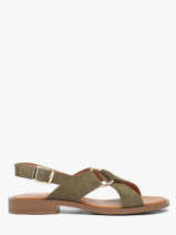 Sandales En Cuir We do Vert women 45126A52