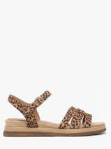 Sandales En Cuir Tamaris Beige accessoires 46