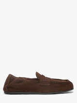 Mocassins Helios Uit Leder Pavement Bruin women 1
