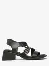 Sandalen Met Hak Uit Leder Pavement Zwart women 25273