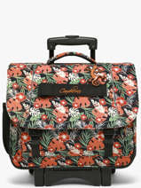 Cartable � Roulettes 3 Compartiments Cameleon Multicolore futur CR41