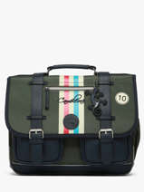 Boekentas 2 Compartimenten Vintage Urban Cameleon Groen vintage urban CA38