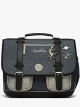 Cartable 3 Compartiments Vintage Urban Cameleon Gris vintage urban CA41