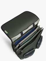 Cartable � Roulettes 3 Compartiments Vintage Urban Cameleon Vert vintage urban CR41-vue-porte