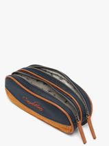 Trousse Enfant 2 Compartiments Cameleon Bleu vintage urban VIB-TROU-vue-porte