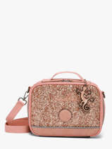 Lunchtas 1 Compartiment Cameleon Roze vintage fantasy BL24
