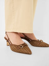 Escarpins Tamaris Marron accessoires 44-vue-porte