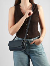Clutch Met Riempje Madrid Leder Hexagona Blauw madrid 536554-vue-porte