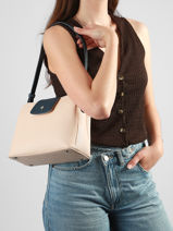 Sac Port� �paule Maya Hexagona Beige maya 2120205-vue-porte