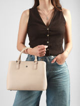 Sac Port� Main Maya Hexagona Beige maya 2120200-vue-porte