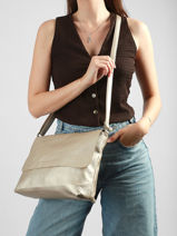 Cross Body Tas Soft Miniprix Goud soft MD5231-vue-porte