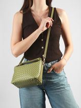 Sac Bandouli�re Venise Miniprix Vert venise DG5811-vue-porte