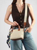 Sac Port� Main Cap Ferret David jones Beige cap ferret CM8324-vue-porte