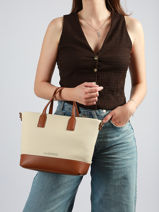 Sac � Main Atena Re Valentino Beige atena re VBS9PS04-vue-porte