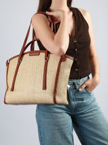 Sac Port� �paule Demetra Valentino Beige demetra VBS9R901-vue-porte