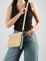Cross Body Tas Demetra Stro Valentino Beige demetra VBS9R917-vue-porte