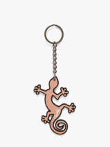 Porte-clefs Vintage Fantasy Cameleon Rose vintage fantasy PCLE