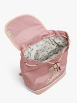 Sac � Dos 1 Compartiment Vintage Fantasy Cameleon Rose vintage fantasy SD25-vue-porte