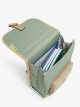 Sac � Dos 1 Compartiment Cameleon Vert vintage fantasy SD30-vue-porte