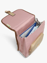 Sac � Dos 1 Compartiment Vintage Fantasy Cameleon Rose vintage fantasy SD30-vue-porte