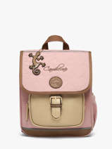 Sac � Dos 1 Compartiment Vintage Fantasy Cameleon Rose vintage fantasy SD30