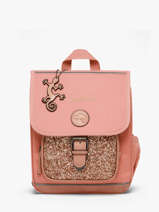 Rugzak 1 Compartiment Cameleon Roze vintage fantasy SD30