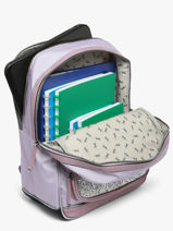 Rugzak 2 Compartimenten Vintage Fantasy Cameleon Violet vintage fantasy SO40-vue-porte