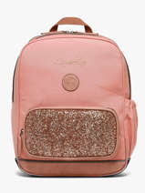 Rugzak 2 Compartimenten Cameleon Roze vintage fantasy SO40