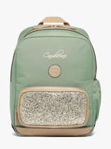 Sac � Dos 2 Compartiments Cameleon Vert vintage fantasy SO40