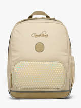 Rugzak 2 Compartimenten Cameleon Beige vintage fantasy SO40