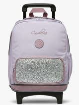 Sac A Dos � Roulettes 2 Compartiments Vintage Fantasy Cameleon Violet vintage fantasy SR40