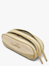 Trousse Enfant 2 Compartiments Vintage Fantasy Cameleon Beige vintage fantasy TROU-vue-porte